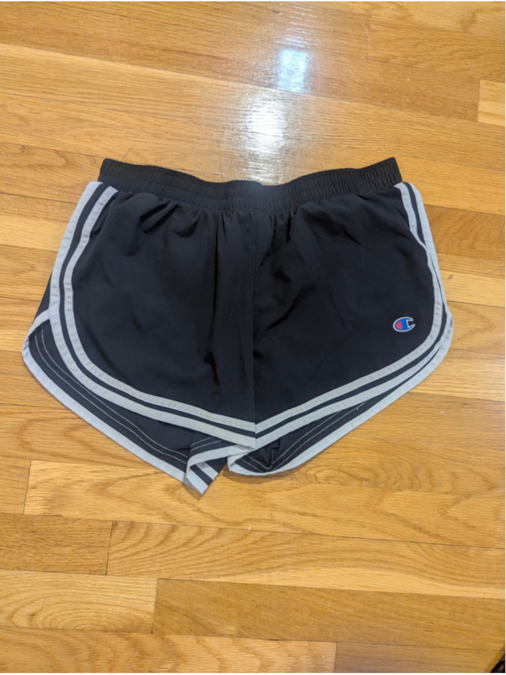 Champion Black Athletic Shorts Medium - Picture 3 of 11